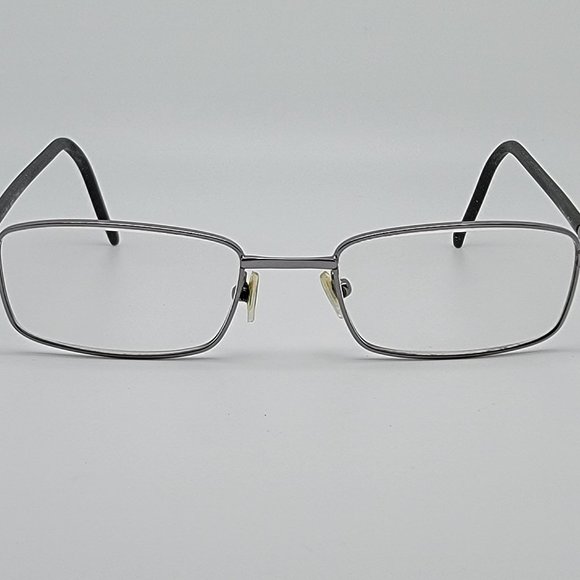 TitanFlex M920 Gunmetal Grey Titanium Rectangular Eyeglasses Frame 52-19-126 - Picture 2 of 12